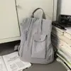 Mochila de Grande Capacidade Transfronteiriça Simples Feminina 2025 Inverno Nova Moda Bolsa Transversal Casual Masculina Bolsa de Ombro