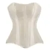 Top Tubinho Estilo Corset de Cetim com Estilo Nobre, Design que Marca a Cintura e Modela o Corpo, Sem Mangas, Sexy, Adequado para Usar em Camadas ou Sozinho, com Toque Sedoso e de Alto Padrão
