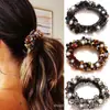 Ligas para el Cabello Europeas y Americanas con Pedrería Venta Caliente, Cuerdas para el Cabello de Cristal, Diademas Versátiles, Scrunchies para Cola de Caballo, Accesorios para el Cabello Vintage al por Mayor, Con Cuentas