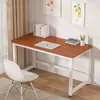 Móveis de escritório retangulares simples, mesa de computador de escritório, mesa de estudo para estudantes, resistente ao fogo e à corrosão, adequada para moradia alugada