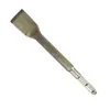 Martillo eléctrico, pico eléctrico, cincel de acero doblado, cincel plano ensanchado, para cortar ranuras en paredes de cemento, piedra y concreto; cincel de pared; broca de percusión
