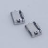 Micro fábrica para conector tipo B de 5 pines base de carga USB parche pin extendido boca plana con pata de soldadura con columna