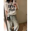 Camiseta de Manga Corta Estilo Hong Kong Camiseta de Algodón Estampada de Manga Corta para Mujer Ligera de Estrellas Moderna