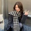 Bufanda para Mujer 2021 Nueva Cuadros Simple Invierno Cálida Bufanda Pareja Moda Versátil Artística Chal Bufanda