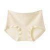 Calcinha Sem Costura Estilo Novo Personalizado para Mulheres Seda de Amora Grau 10A Fundo Antibacteriano Virilha Cor Pura Nude Calcinhas para Meninas Atacado