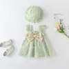 Vestidos para Niñas 2026 Primavera y Verano Nuevo Estilo Vestido Estilo Pastoral para Bebé Vestido de Princesa para Bebés y Niños