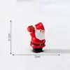 Paisaje en miniatura, regalo lindo, figura de Santa Claus, adorable bola de nieve, decoración DIY, accesorios para colgar, adornos pequeños
