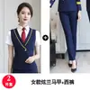 Colete Masculino e Feminino Roupa de Trabalho Uniforme de Aeromoça Colete Profissional Vazio Terno KTV Bar Uniforme de Trabalho para Esteticista
