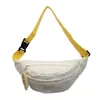 2026 Nueva Tendencia de Moda Bolso Cruzado Estilo Coreano Bolso Casual Bolso Simple con Cremallera Costurado Tela de Nylon Bolso de Pecho para Mujer