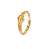 Anel de Prata Esterlina 925 Retro Francês Vazado Renda Zircônia para Mulheres Exquisito Flor de Diamante Incrustada Anel do Dedo Indicador Fashionável Versátil