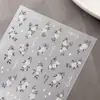 Yitu Pegatinas para Uñas Artísticas Flor Plana Patrón de Hormiga Estilo Dulce Floral Retro Estrella de Cuatro Puntas Decorativa Yt5624