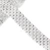 Adesivo de strass redondo transfronteiriço diamante acessórios acessórios acessórios de diamante tira de fundo plano acessórios de vestuário cinto adesivo diamante cristal
