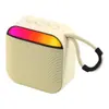 Altavoz Bluetooth de regalo promocional con logo impreso, RGB, portátil, sonido de alta calidad, adecuado para deportes al aire libre y como recuerdo de evento
