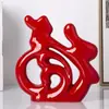 Adornos Modernos Minimalistas de Cerámica para Sala de Estar con el Carácter "" (Fortuna), Estante para vinos, Armario para vinos, Decoraciones para mueble de TV, Lujo ligero para mudarse a una casa nueva