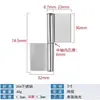 Bisagra de bandera de acero inoxidable de 3 pulgadas 4 pulgadas 5 pulgadas bisagra plegable soldada para puertas cortafuegos, sin agujeros, bisagra de bandera desmontable