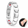 Pulseras populares europeas y americanas para mujer con un toque de alta gama, cuentas magnéticas desmontables, diseño de nicho de lujo ligero, accesorios de mano chapados en metal
