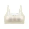Sutiã popular de cetim sem costura anti-gravidade para seios pequenos com bojo push-up, massagem, sustentação, sem aro, lingerie feminina, sutiã esportivo