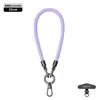 Lanyard Popular para Teléfono Móvil de Muñeca 6mm Fuerte para Colgar en el Cuello Cruzado Ajustable Exterior Montañismo Cuerda Trenzada Anti-Pérdida Color Pistola