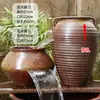 Cascata Tradicional com Água Circulante, Aquário Ecológico, Vaso de Cerâmica para Paisagismo, Paisagem de Jardim, Tanque de Peixes