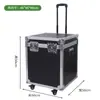 Maleta de ruedas Estuche de aleación de aluminio Estuche para instrumentos Estuche para escenario Maleta de vuelo Maleta de transporte Caja de almacenamiento Otros para hombre de doble apertura