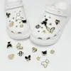 Zapatos con Agujeros DIY Charms para Zapatos Estrella Rosa Lazo Nueva Hebilla de Zapato Estrella de Pedrería Accesorios Decoraciones de Moda