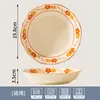 Tigelas e Pratos de Arroz de Cerâmica de Alta Qualidade, Seguros para Micro-ondas, Conjunto de Louça de Grau Alimentício, Logo Personalizável