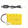 Paquete de baterías recargables de níquel-cadmio de 6V 700mAh Batería para coche de control remoto No. 5 baterías AA