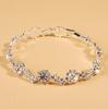 Pulseira de flor com diamantes para noiva, vendida em alta no exterior, pulseira de corrente macia geométrica para vestido de noiva ZB002