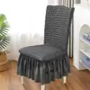 ¡Guau! Funda de Silla Personalizada con Falda de Gasa de Burbujas, Cobertura Total Todo en Uno para Sillas de Sala de Estar, Funda de Silla Universal Gruesa Estilo Ins