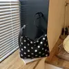 Bolsa de poá de nicho para mulheres, grande capacidade, nova bolsa de ombro transversal retrô de outono de 2026, bolsa tote para o dia a dia Melard
