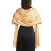 Bens de Qualidade Transfronteiriços Venda Quente Xale de Jantar Europeu e Americano Vestido de Noiva Madrinha Cheongsam Lenço de Festa Xale Dupla Face Feminino