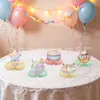 Banner de Decoración para Fiesta de Primer Cumpleaños de Bebé Transfronterizo Banderines Macaron para Pasteles Fondo de Bandera Banner de Atmósfera Venta al por Mayor
