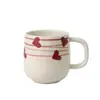 Taza de Agua con Forma de Corazón de Diseño Original, Taza Cerámica para Niñas, Taza de Café de Alto Valor con Platillo, Personalización de Taza Cerámica de Exportación