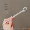 Nueva Horquilla de Madera Estilo Chinoiserie para Mujer, Horquilla Cheongsam Estilo Antiguo Dinastía Han, Horquilla de Aleación, Falda de Cara de Caballo, Tocado, Borla que se Mueve al Caminar