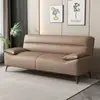 Sofá de sala para apartamentos pequeños, multifuncional, plegable, apto para propiedades de alquiler, sofá de cuero de dos o tres plazas, sofá cama de doble propósito para dormitorio