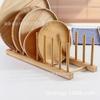 Suporte de Drenagem de Bambu Suporte de Armazenamento Rack de Louça de Cozinha Suporte de Armazenamento Rack de Pratos para Utensílios de Mesa Pequeno Montagem Simples