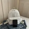Alto Valor Estético, Nuevo Versátil Estilo Coreano Lindo Lunares Conejo Simple Dulce Gran Capacidad Mochila Casual de Viaje para Mujer