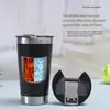 Copo de Cerveja 20oz Dupla Vácuo Abridor de Garrafa Auto-Abertura Porta-Copos de Carro ao Ar Livre Carro Portátil Copo Isolado de Aço Inoxidável