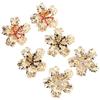 Aretes Literarios Retro Vintage para Mujer con Incrustaciones de Diamantes, Diseño Moderno, Flores, Pendientes de Botón, Atmosféricos, de Alta Gama, Plisados, Tridimensionales