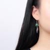 A fonte de produtos de prata para personagens mercadorias de fábrica brincos transfronteiriços joias de prata s925 moda brincos de romã vermelha para mulheres raposa