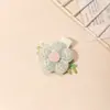 Accesorios Europeos y Americanos de Estilo Pastoral para el Cabello Infantil Niñas Pinza para el Cabello de Flor de Cinco Pétalos Bebé Linda Flor Pinza de Cobertura Total Lista para la Venta