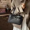 Bolso de Mano de Oficina de Alta Gama con Bloques de Color para Mujer, Nuevo Bolso Cruzado de Moda Vintage 2026, Bolso Saco Versátil para el Viaje Diario