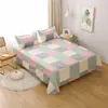Sábana 100% amigable con la piel para uso individual o doble, adecuada para dormitorios estudiantiles, funda de almohada para todas las estaciones