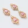 Aretes de Perlas con Borde de Cristal en Forma de Gota Estilo Palacio Vintage Collar Material con Retención de Color Pasador de Pelo Accesorios de Paso Agitado