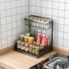 Estante de Almacenamiento Extraíble para Fregadero de Gabinete de Cocina Estante de Almacenamiento para Baño Estante de Almacenamiento para Condimentos de Encimera Spot