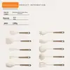 Atacado Personalizado Transfronteiriço Grande Conjunto de Utensílios de Cozinha de Silicone Espátula de Grau Alimentício Espátula Anti-Escaldante Resistente a Altas Temperaturas Utensílios de Cozinha Diários