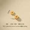 Cuentas Espaciadoras Chapadas en Oro Plata S925 Cadena de Cuentas Florales Huecas Cuentas Sueltas Cadena para Pulsera Accesorios de Joyería Hechos a Mano DIY Accesorios Pequeños