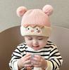 Gorro de Bebé Otoño e Invierno Lindo Gorro Pulóver con Bola de Pelo Gorro de Lana Tejido para Bebé Protectores de Orejas Engrosados para Hombres y Mujeres Súper Lindo Moderno