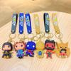 Llavero colgante de dibujos animados Black Adam muñeca de epoxi creativa colgante para llavero de coche bolsa regalo pequeño
