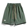 Pantalones cortos de seda helada estilo japonés para hombre, deportivos finos y holgados de verano, de secado rápido, informales, de playa